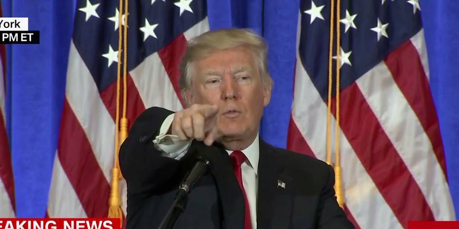 En plein discours, Trump se lâche sur un journaliste de CNN: “Vous, taisez-vous!”