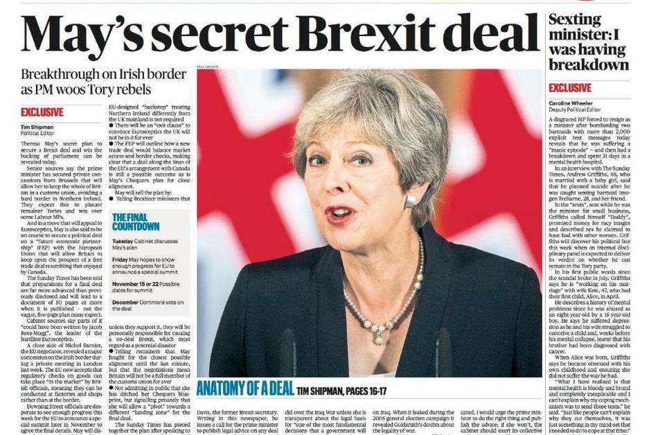 Le “plan secret” de May sur le Brexit