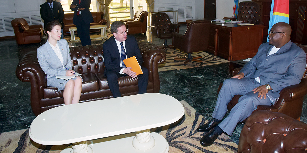 Le Président Félix-Antoine Tshisekedi reçoit les messages de félicitations