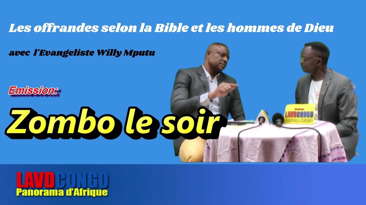 Infos RDCongo- Zombo le soir: Les offrandes selon la bible et les hommes de  Dieu